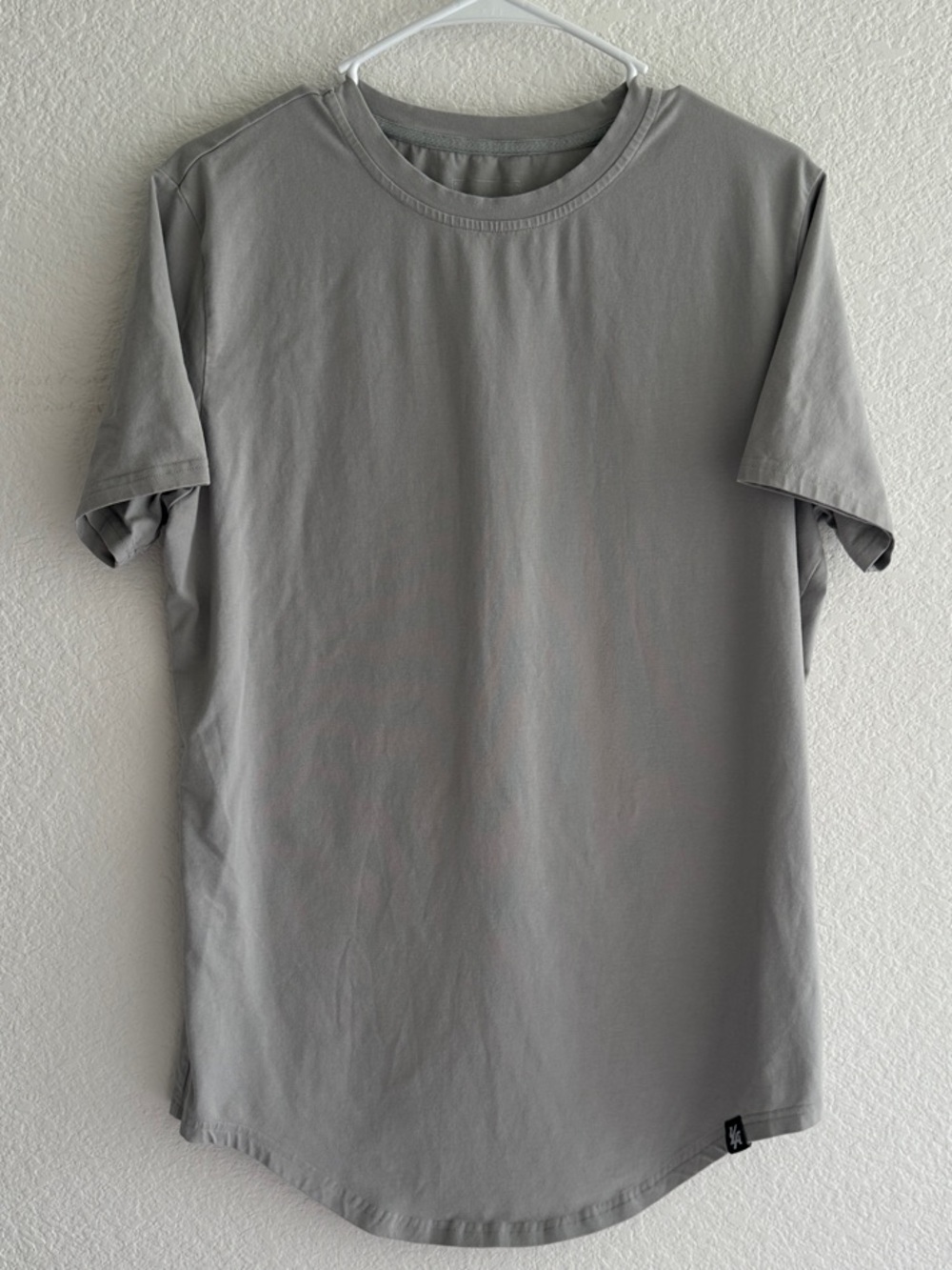 YoungLA Men’s Crew Neck Short Sleeve T-Shirt in Gray Size Large